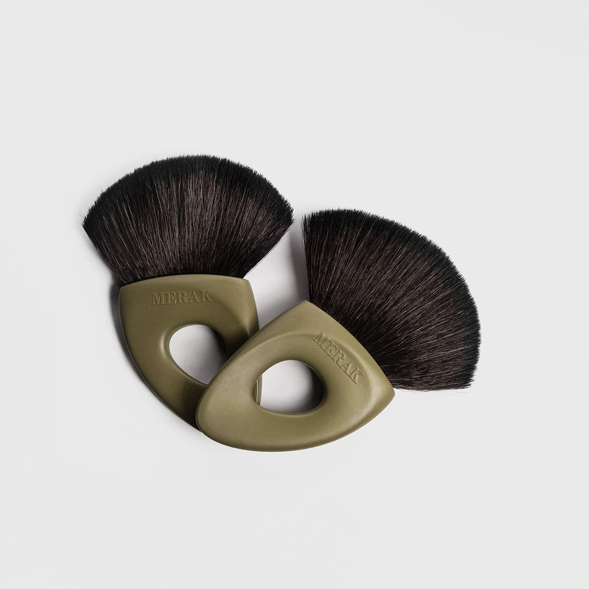 Short Facial Brush Angled Set